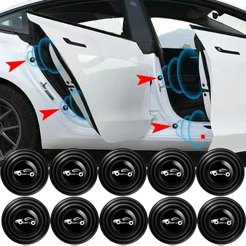 Дверь автомобиля Силиконовые накладки для предотвращения столкновений Прокладка амортизатора Противоударная защита Звукоизоляция Бесшумные буферные наклейки Аксессуары