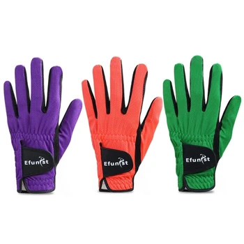 2024 Новые нескользящие мужские перчатки для гольфа левой руки дышащие сетчатые перчатки для жаркой влажной погоды без пота Удобная гибкая перчатка для гольфа
