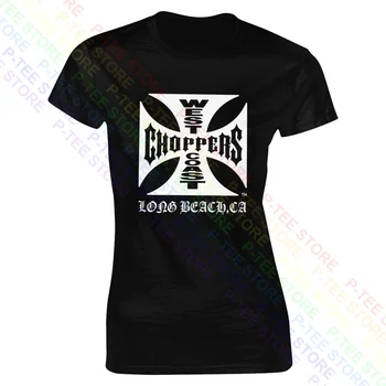 West Coast Choppers Cross Женская футболка Женская футболка Женская рубашка Поп Модный хип-хоп Удобная женская футболка