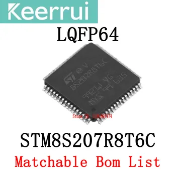 1 ~ 1000 шт./лот совершенно новый оригинальный STM8S207R8T6C LQFP-64 8S207R8T6C STM8S QFP64 STM MCU IC чип (может соответствовать таблице списка спецификаций)