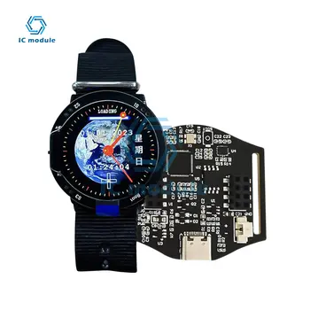  Горячая распродажа Высококачественные 1,28-дюймовые круглые часы RP2040 Программируемая плата разработки Носимые умные часы с TFT-дисплеем