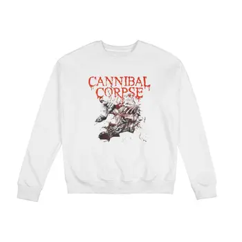 C-C-Cannibal Corpsed Новые осенне-зимние толстовки с круглым вырезом Однотонные пуловеры Мужская одежда Толстовки